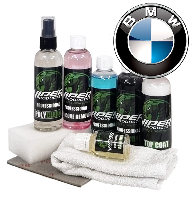 Läderfärg & Vinylfärg till BMW | Litet Kit för infärgning av bilklädsel | Viper Products