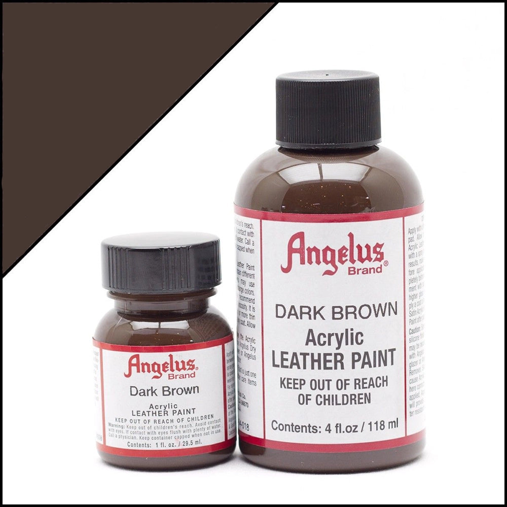 Dark Brown Leather Paint | Angelus Dark Brown Acrylic Leather Paint