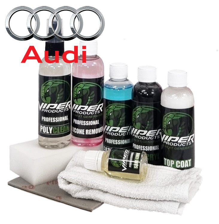 Läderfärg & Vinylfärg till Audi | Litet Kit för färgning av bilklädsel | Viper Products