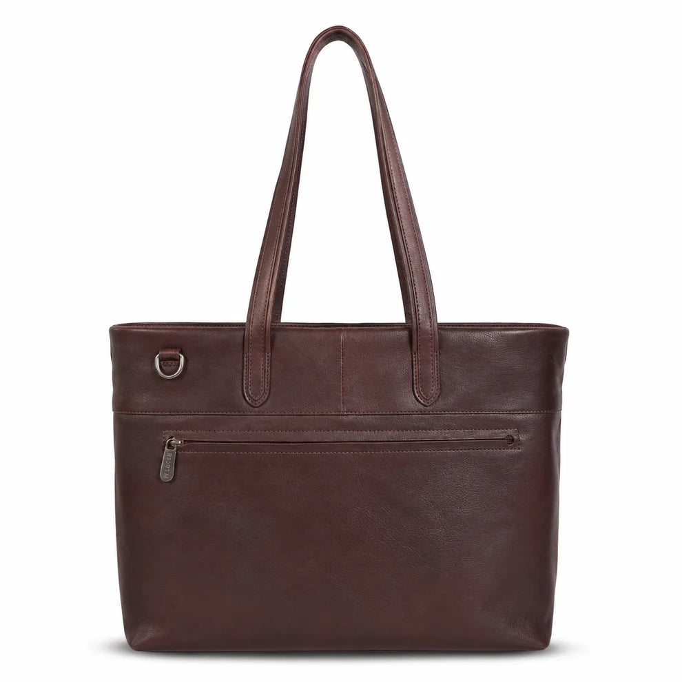 Laptopväska i Läder | Catz Brown | Plevier