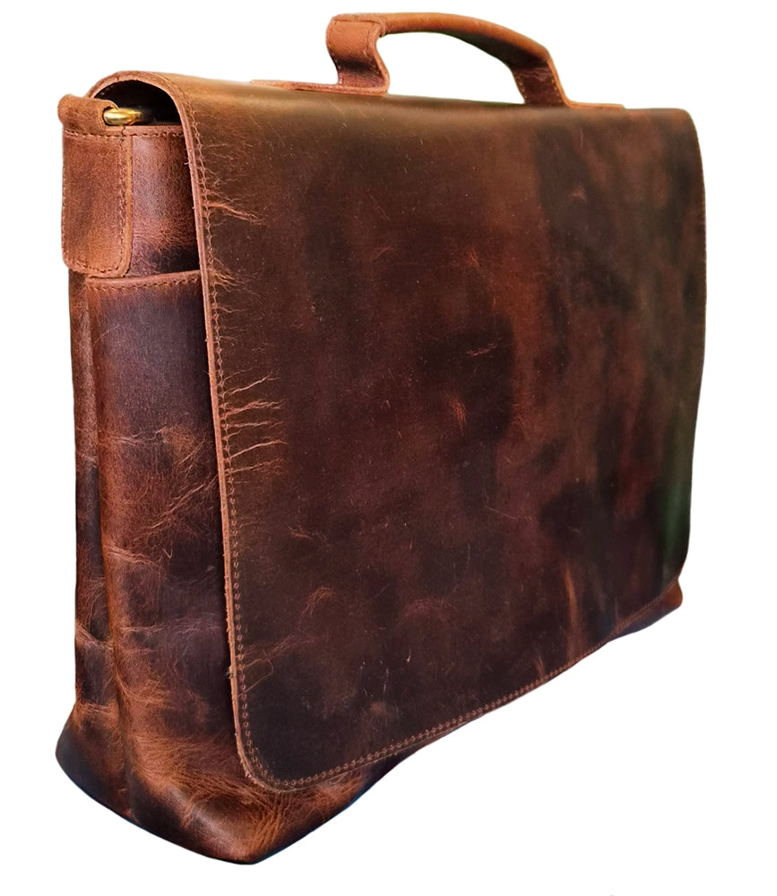 Laptopväska i Läder | Annadale | Rust Sydney