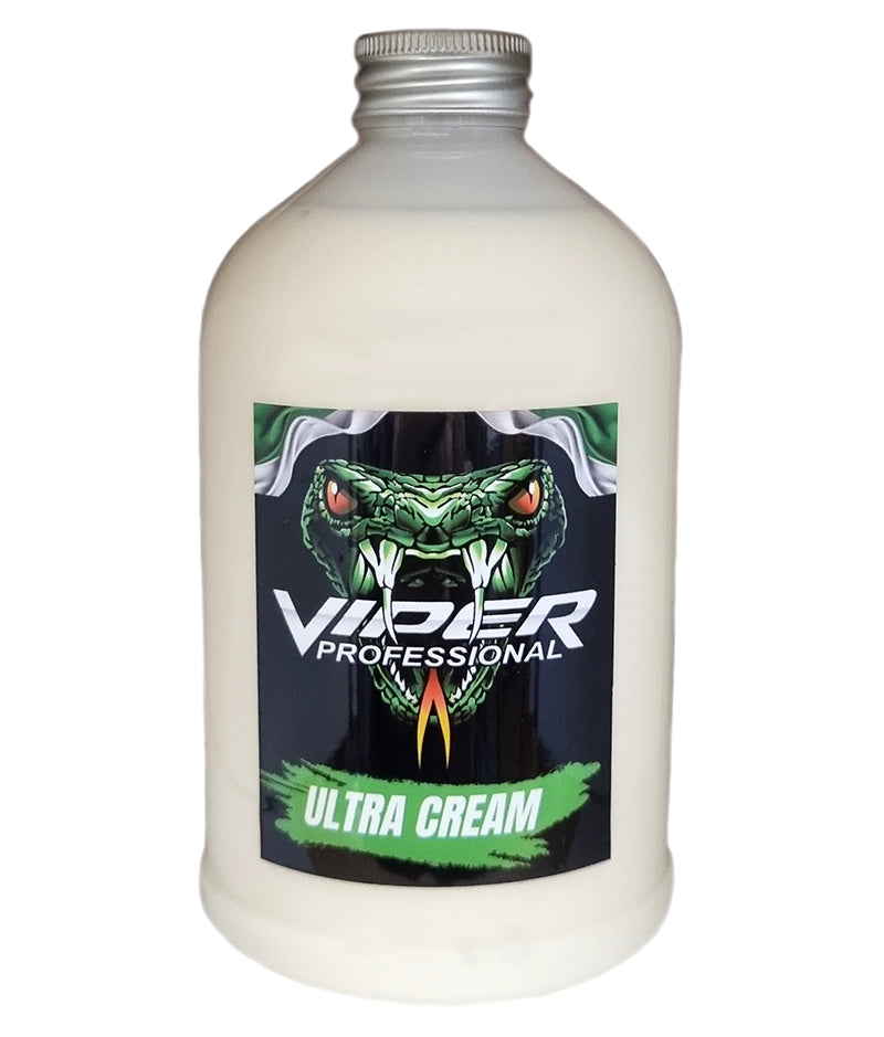 flaska innehållande skyddskräm för läder från Viper Products