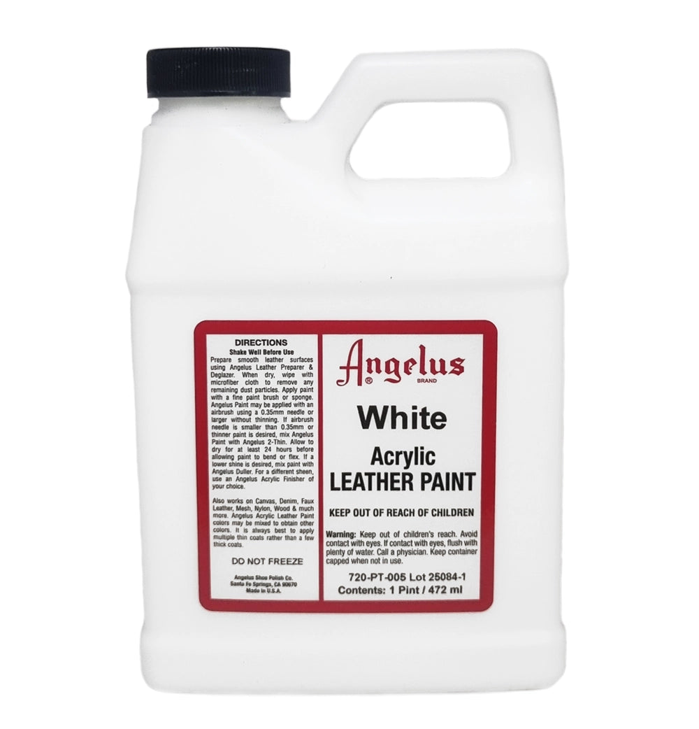 Vit Läderfärg | Angelus White Acrylic Leather Paint