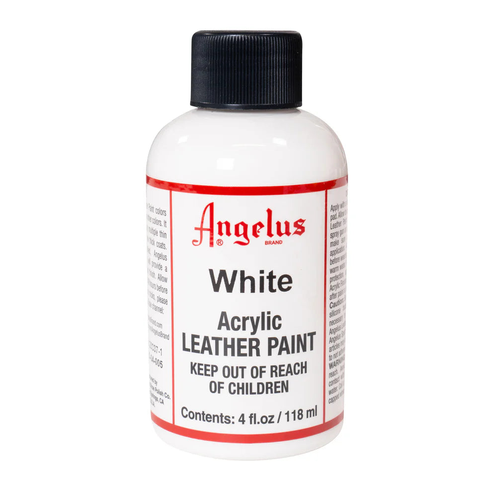 Vit Läderfärg | Angelus White Acrylic Leather Paint