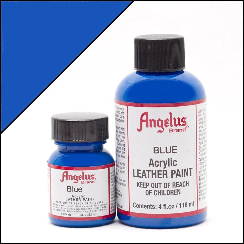 Blå Läderfärg | Angelus Blue Acrylic Leather Paint