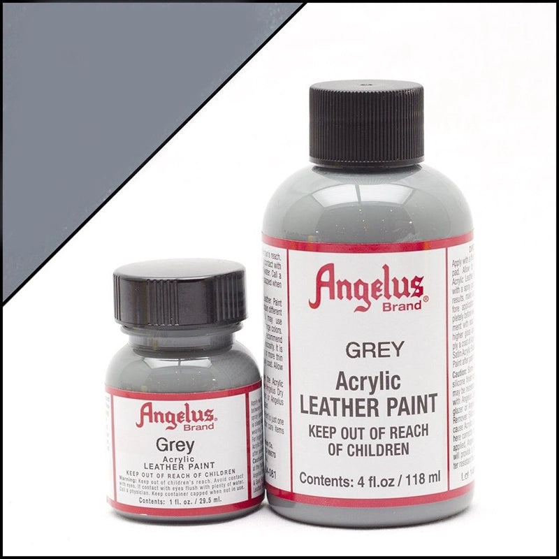 Grå Läderfärg | Angelus Grey Acrylic Leather Paint