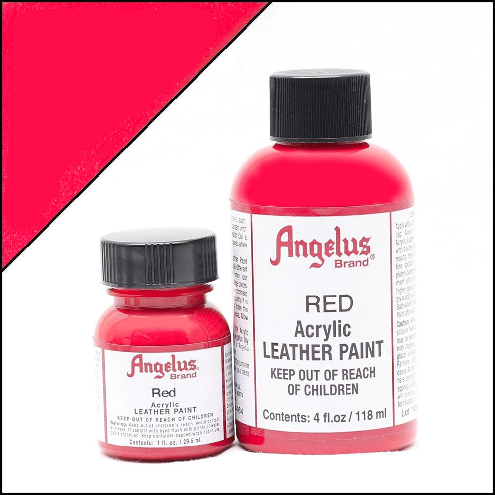 Röd Läderfärg | Angelus Red Acrylic Leather Paint