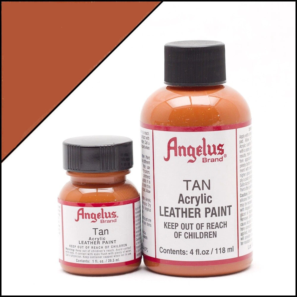 Light Brown Leather Paint | Angelus Tan Acrylic Leather Paint