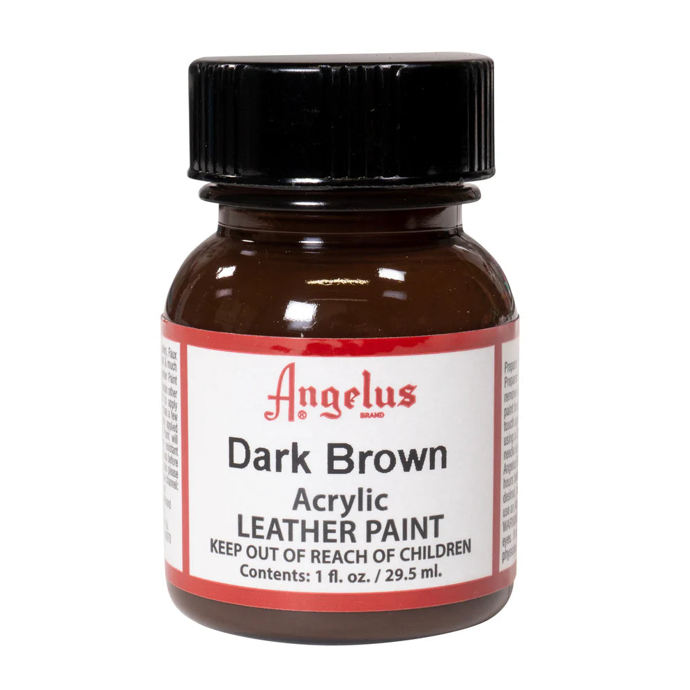 Mörkbrun Läderfärg | Angelus Dark Brown Acrylic Leather Paint